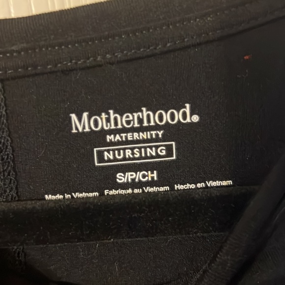 Motherhood nursing 3/4 length black shirt - Picture 2 of 2